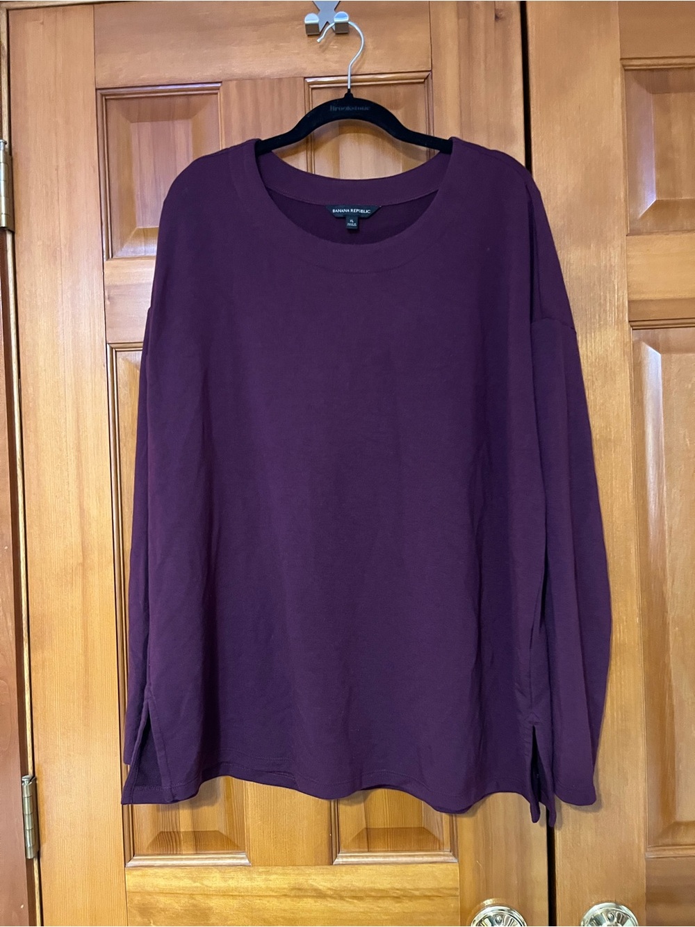 Banana Republic Plum Long Sleeve Top
